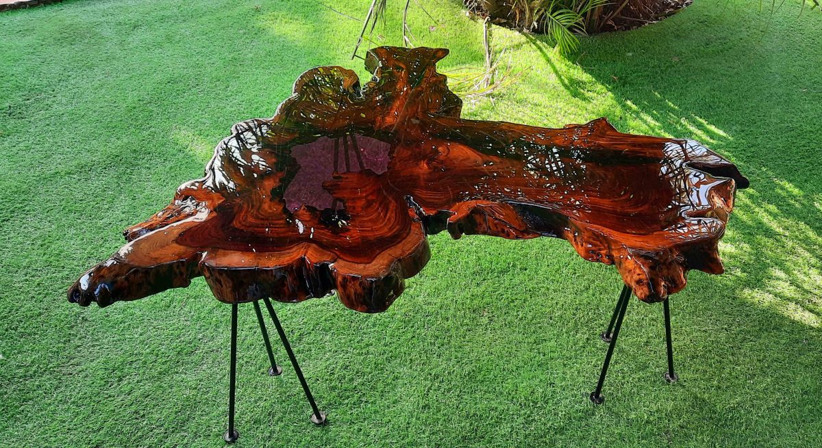 Natural Live Edges Table - Image 1