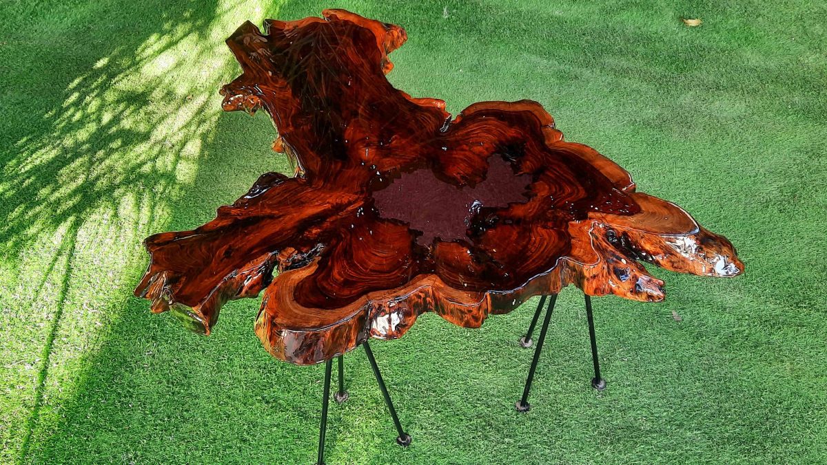 Natural Live Edges Table - Image 2