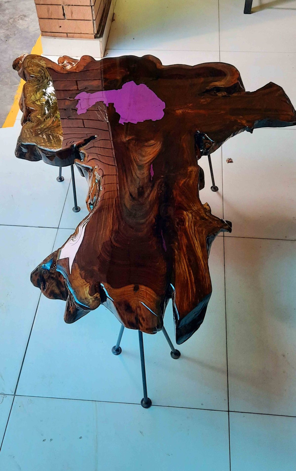 Natural Live Edges Table - Image 2