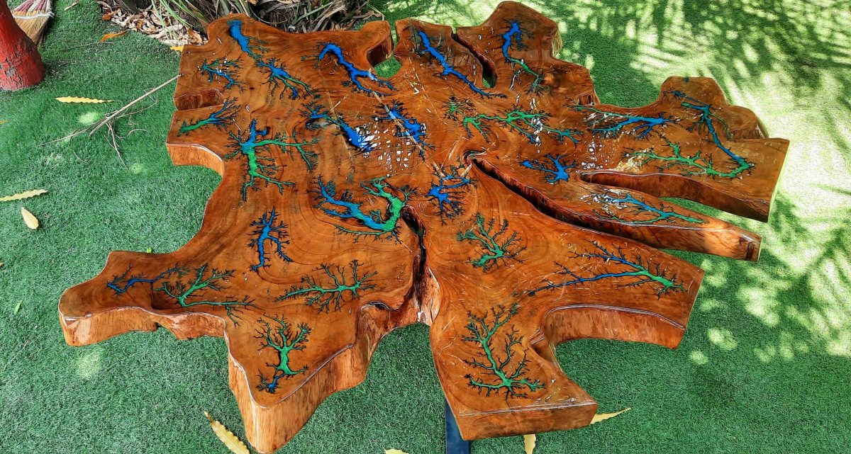 Natural Live Edges Table - Image 2