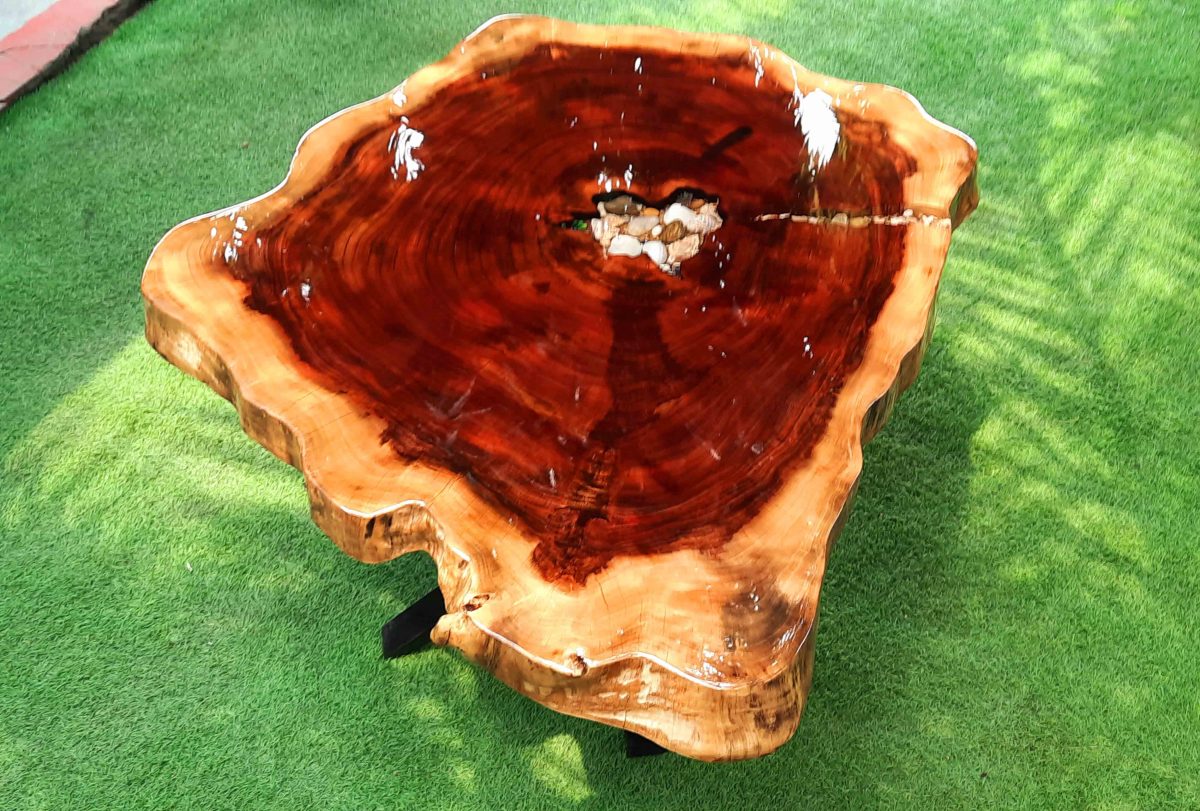 Natural Live Edges Table - Image 2
