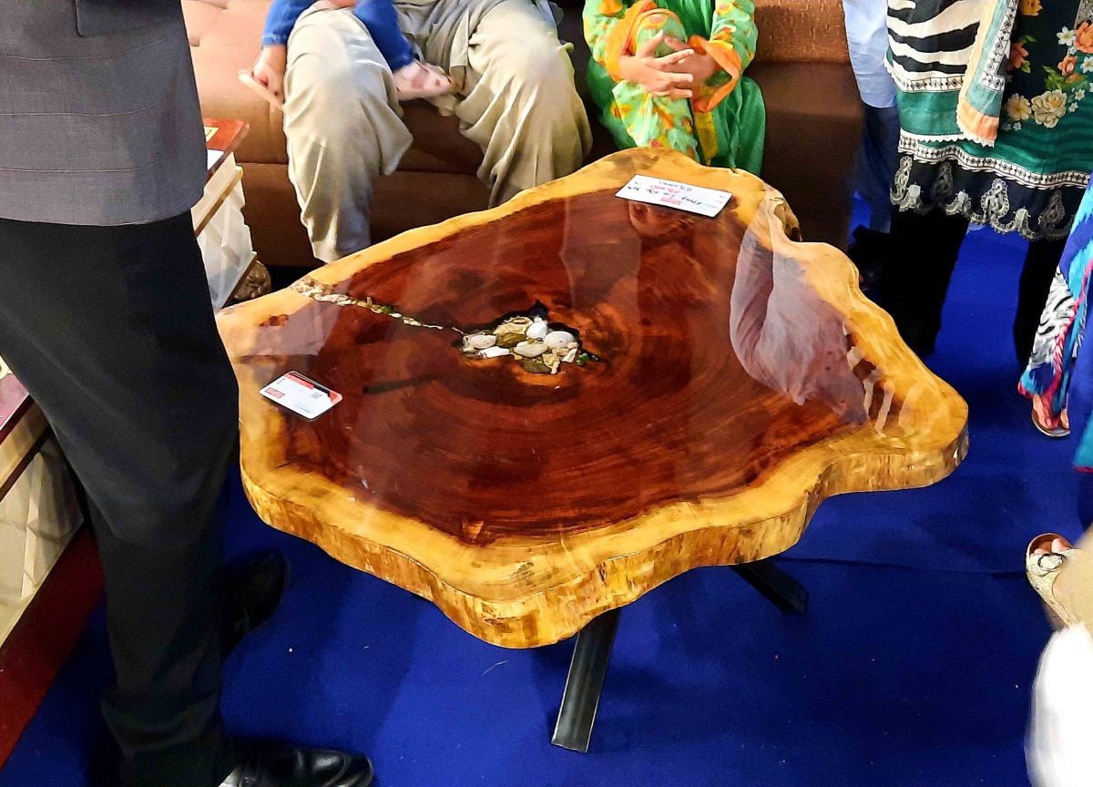 Natural Live Edges Table - Image 8