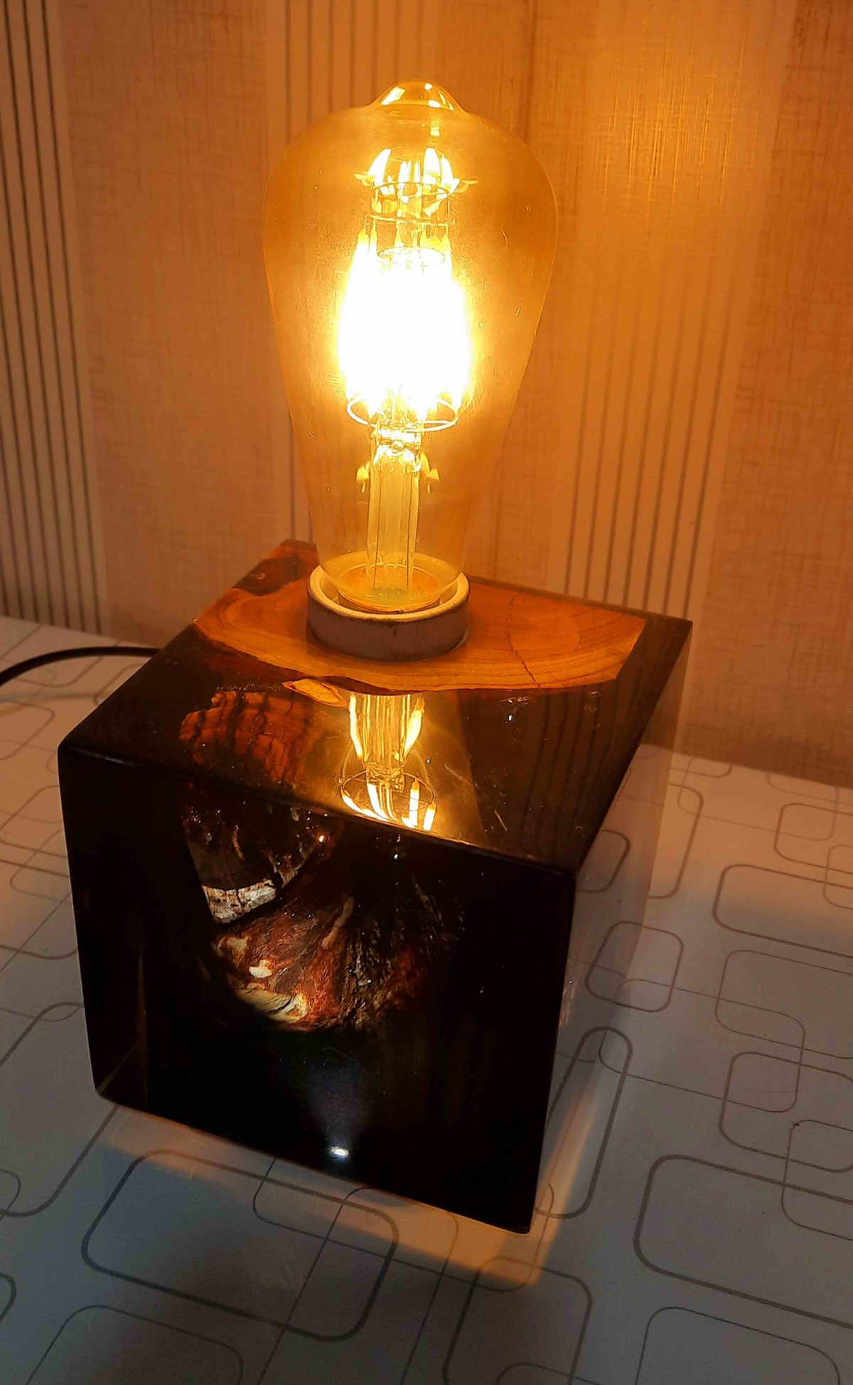 Wooden Lamp more - Image 3