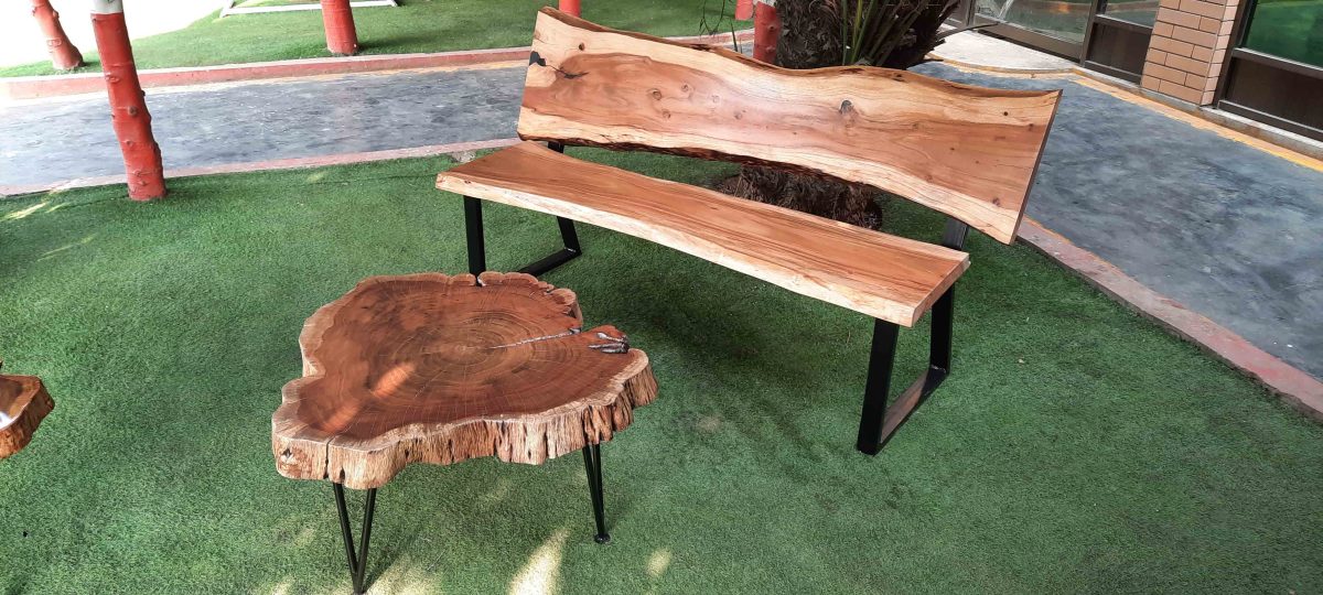 Natural Live Edges Table - Image 6