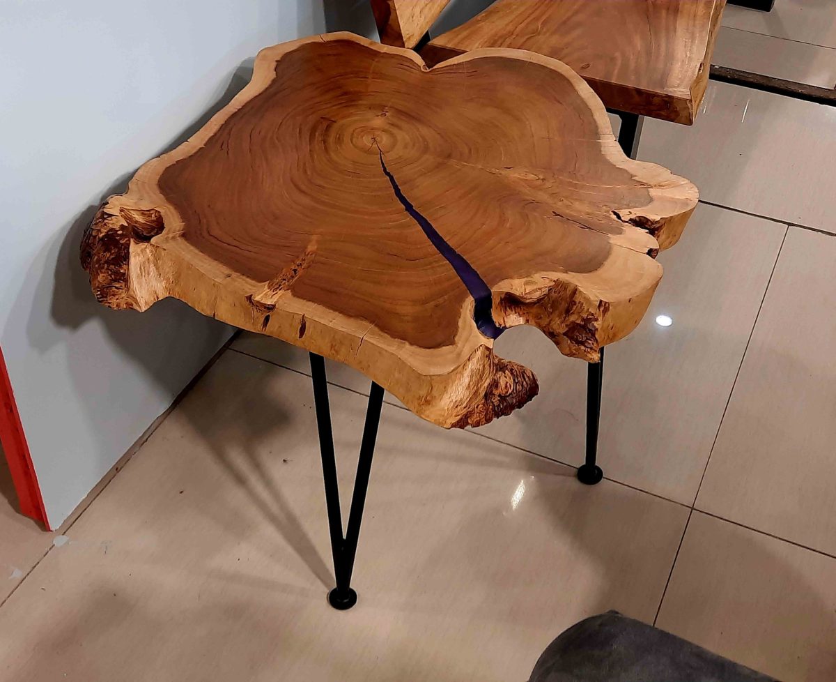 Natural Live Edges Table - Image 12