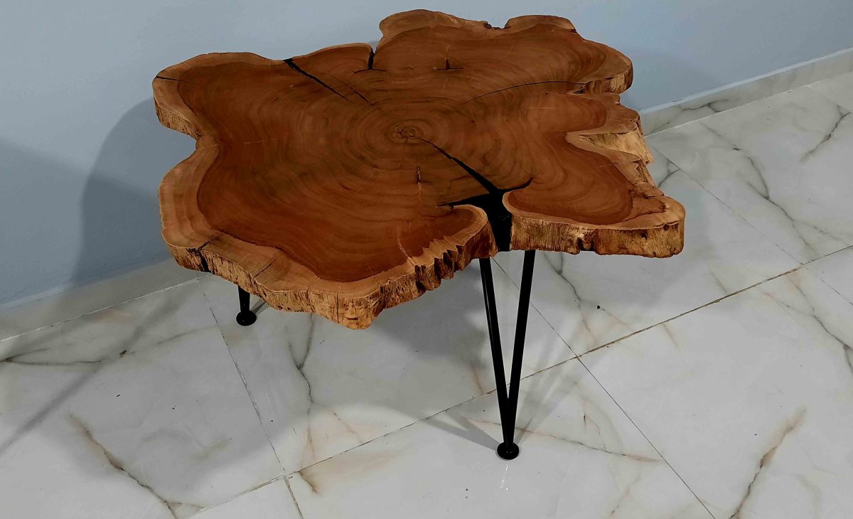 Natural Live Edges Table - Image 6