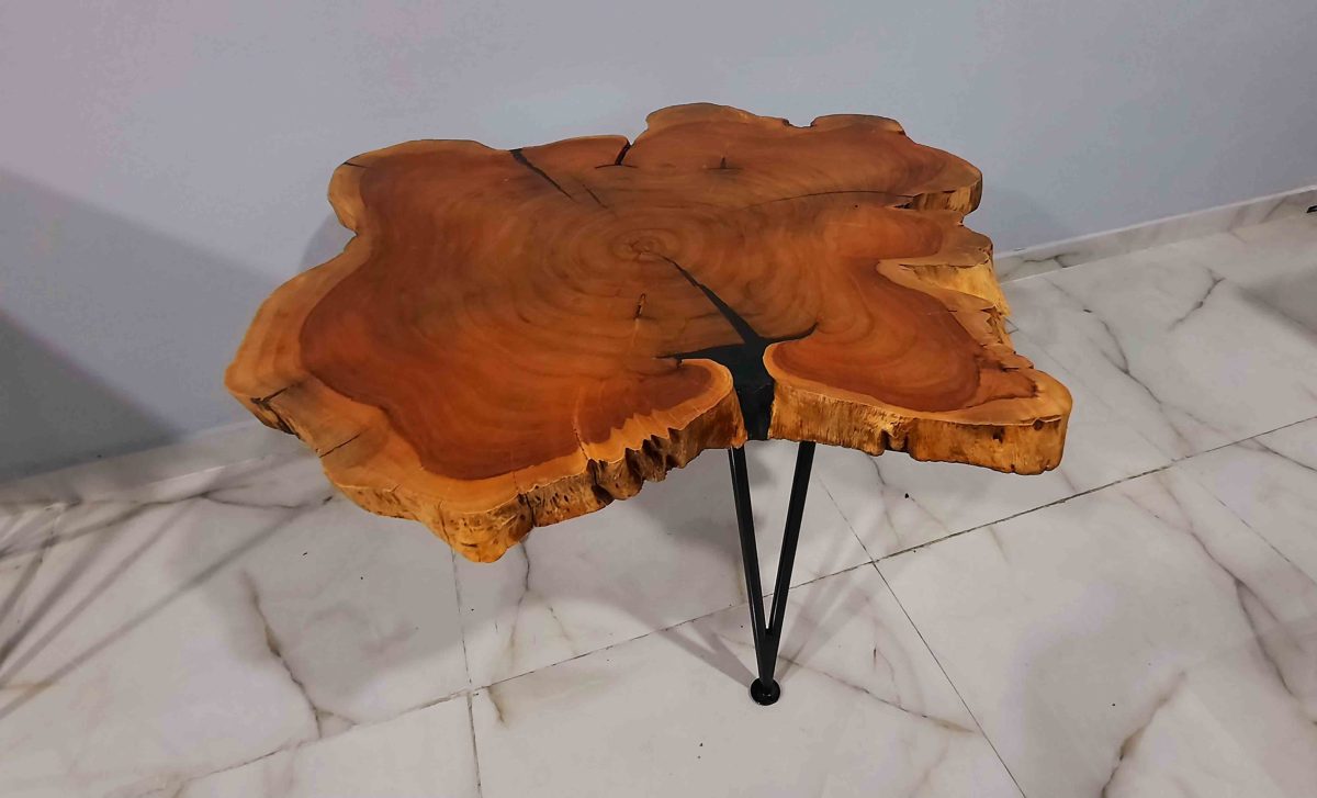 Natural Live Edges Table - Image 10