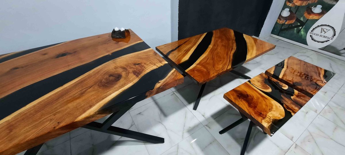 Centre Table + Side Tables set - Image 1