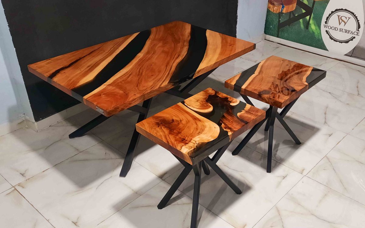 Centre Table + Side Tables set - Image 3
