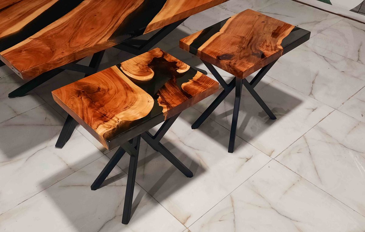 Centre Table + Side Tables set - Image 4