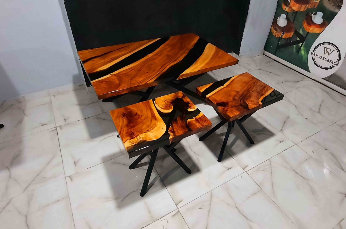 Centre Table + Side Tables set - Image 6