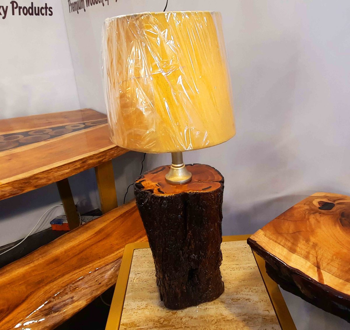 Wooden Lamp - Image 1