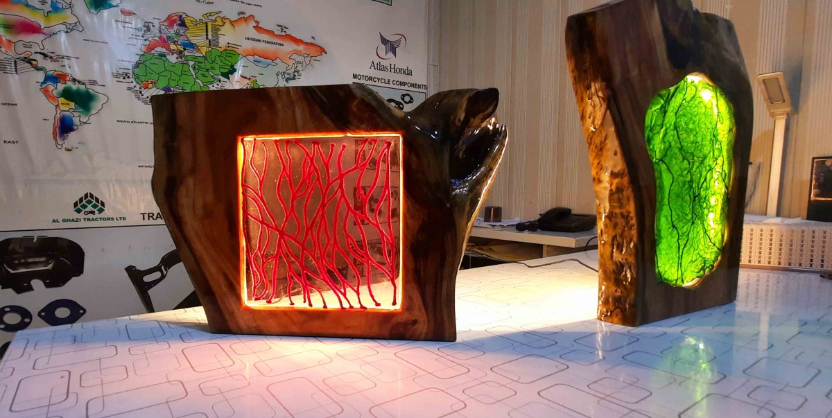 Wooden Lamp - Image 1