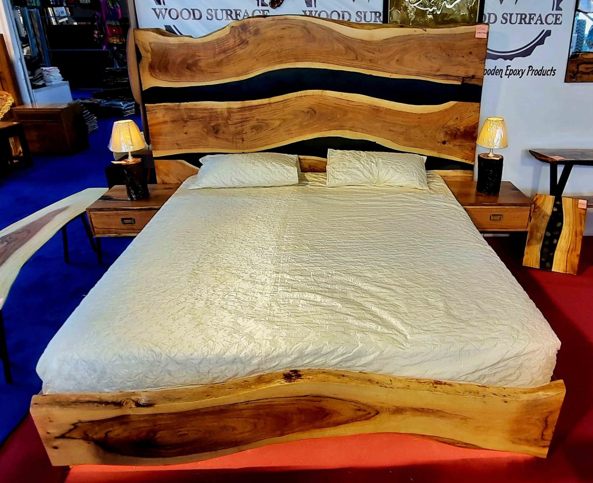 Wooden Bed - Image 1