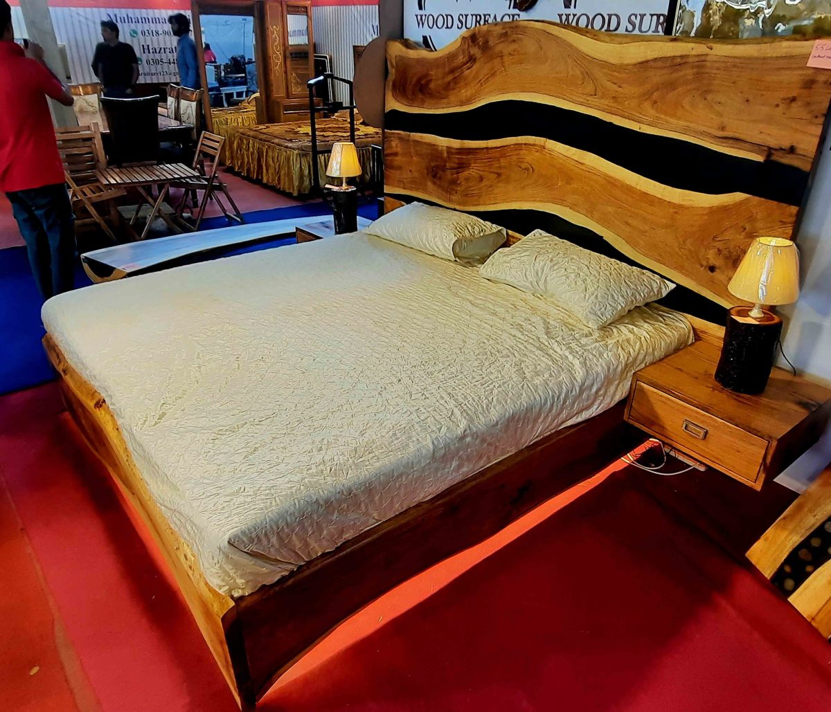 Wooden Bed - Image 2