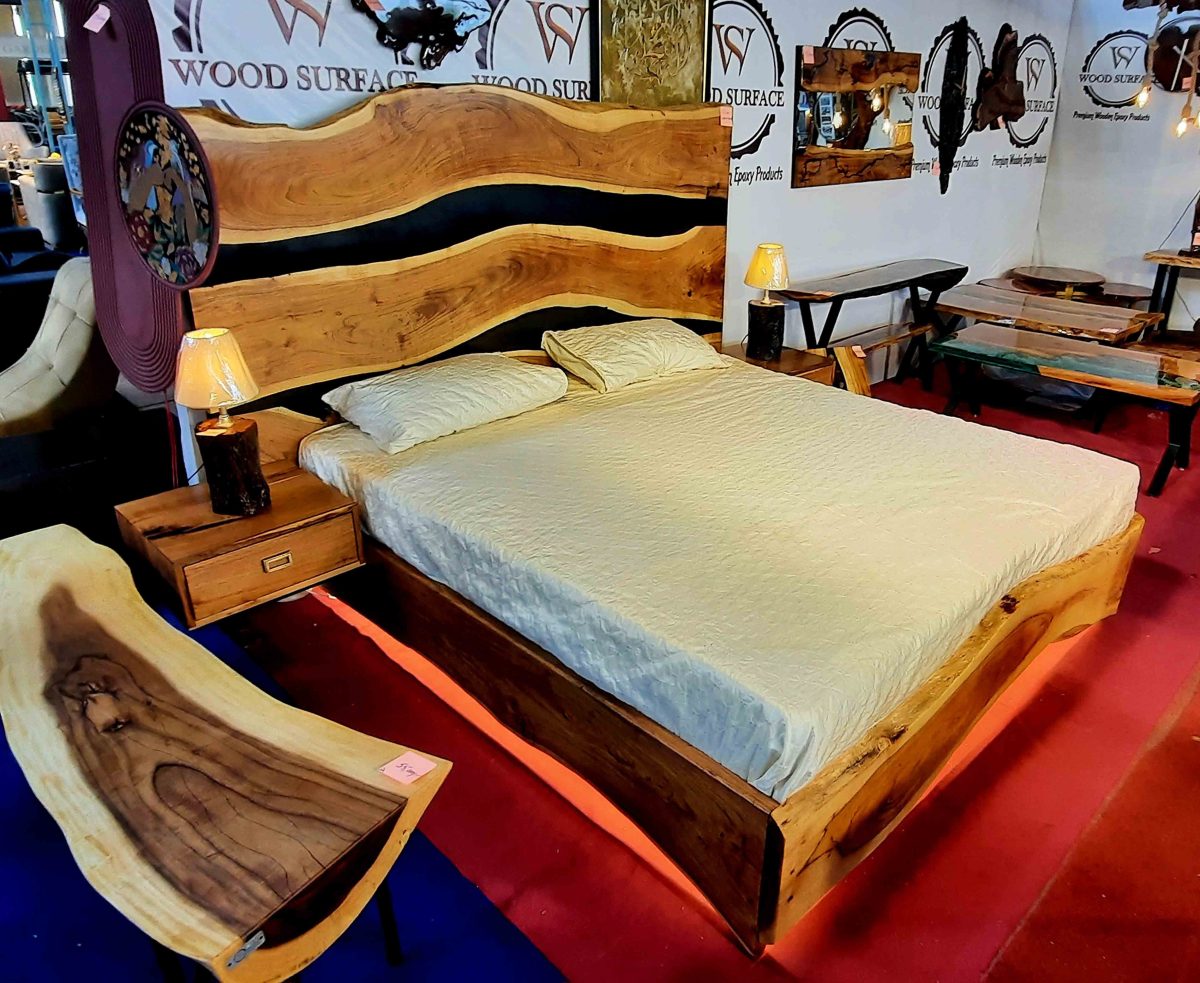 Wooden Bed - Image 3