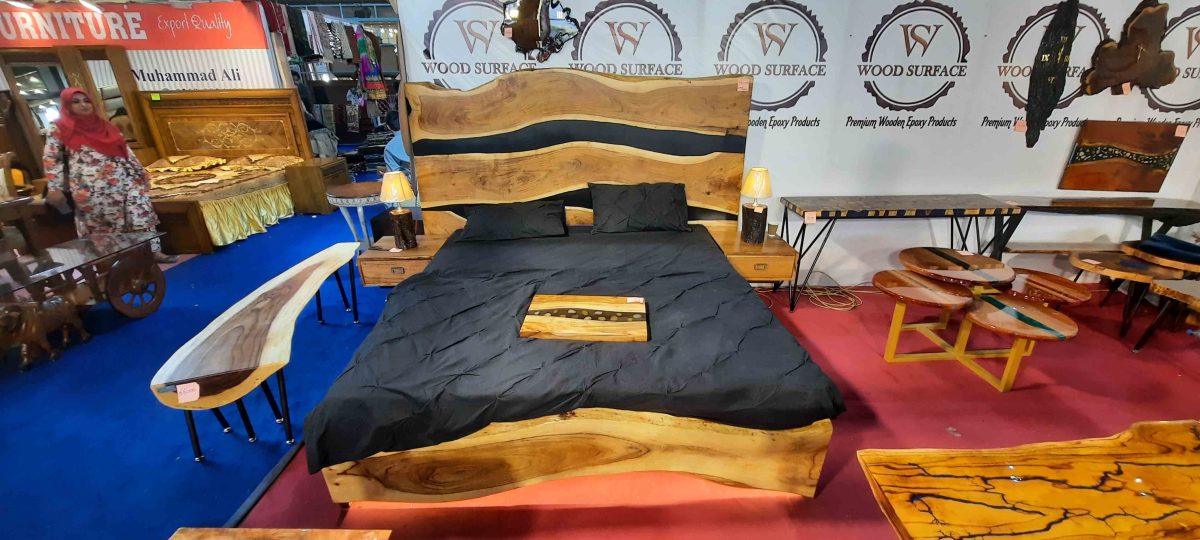Wooden Bed - Image 1