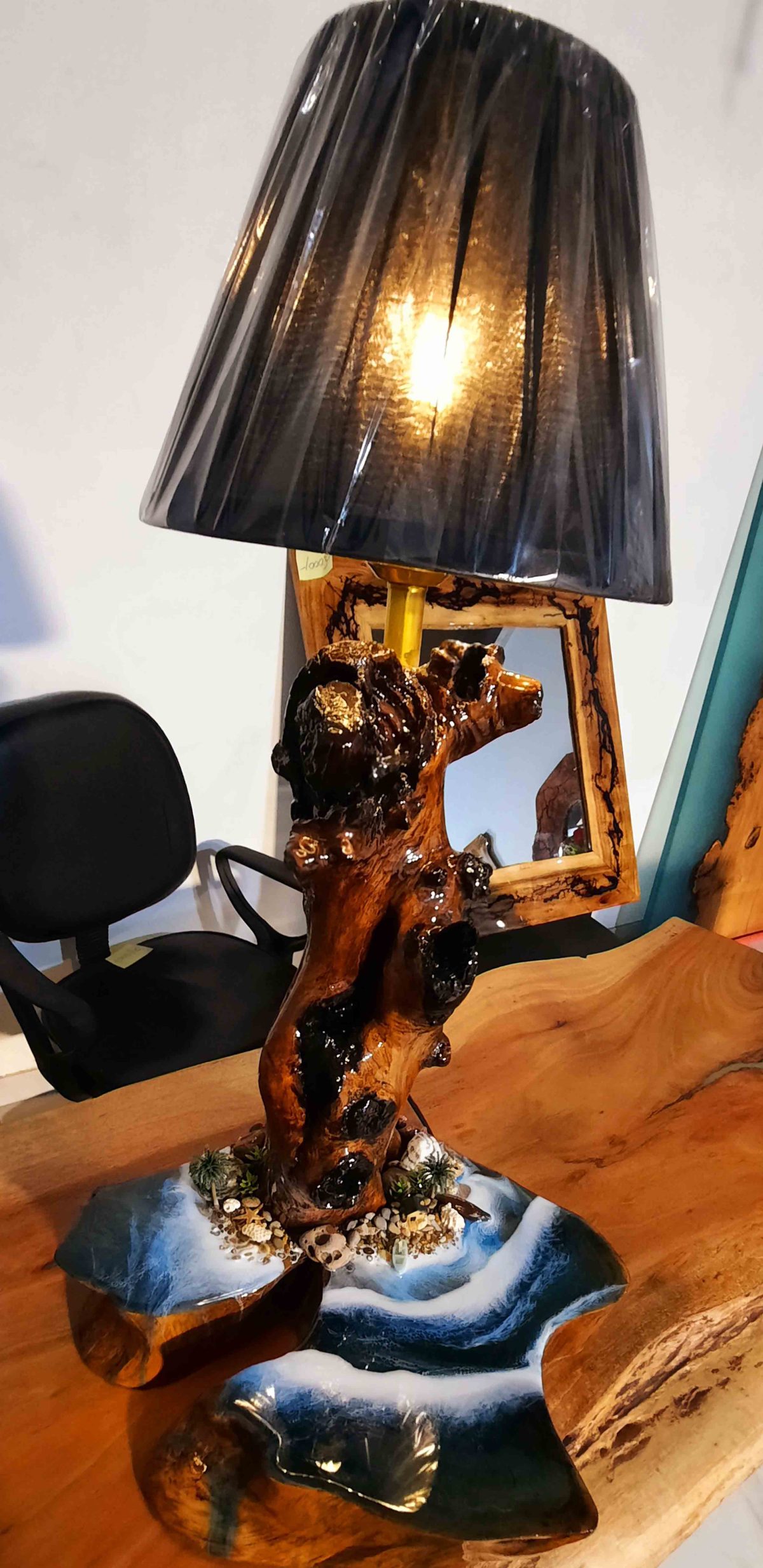 Wooden Lamp - Image 1