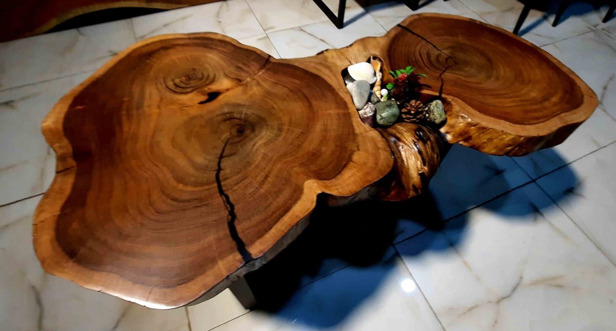 Natural Live Edges Table - Image 2