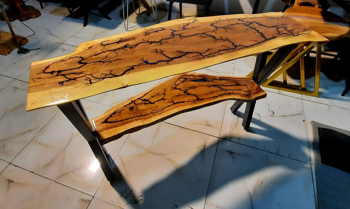 Double shelf console - Image 4