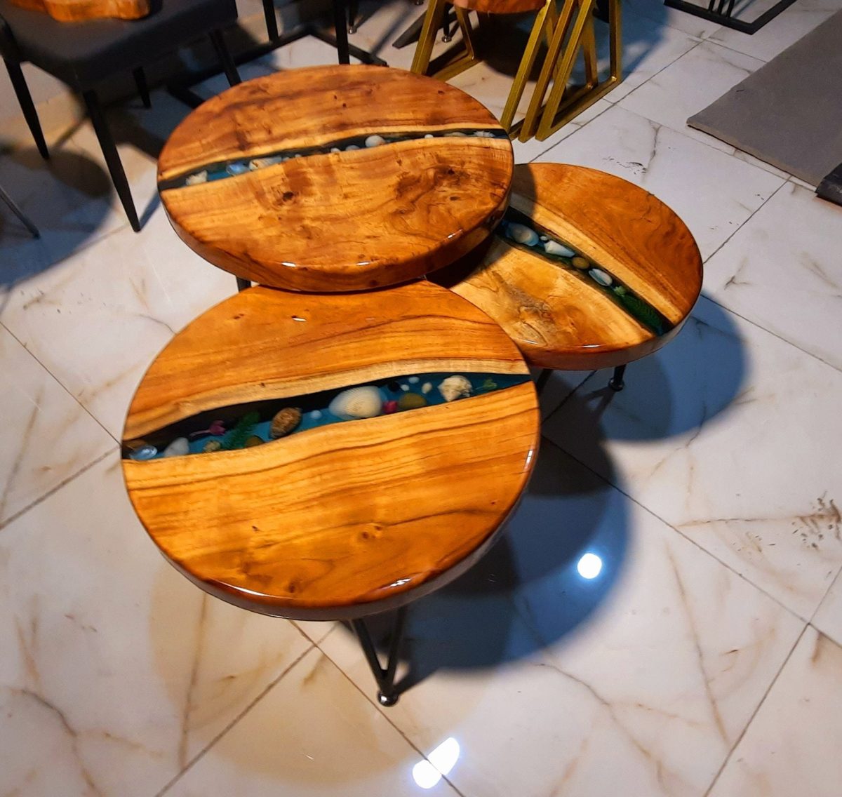 Centre table set of 03 - Image 2