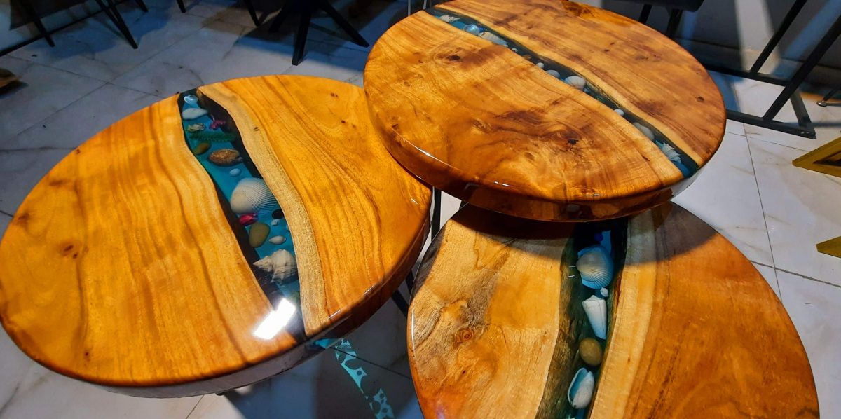 Centre table set of 03 - Image 4
