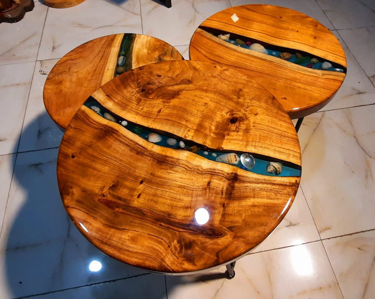 Centre table set of 03 - Image 3