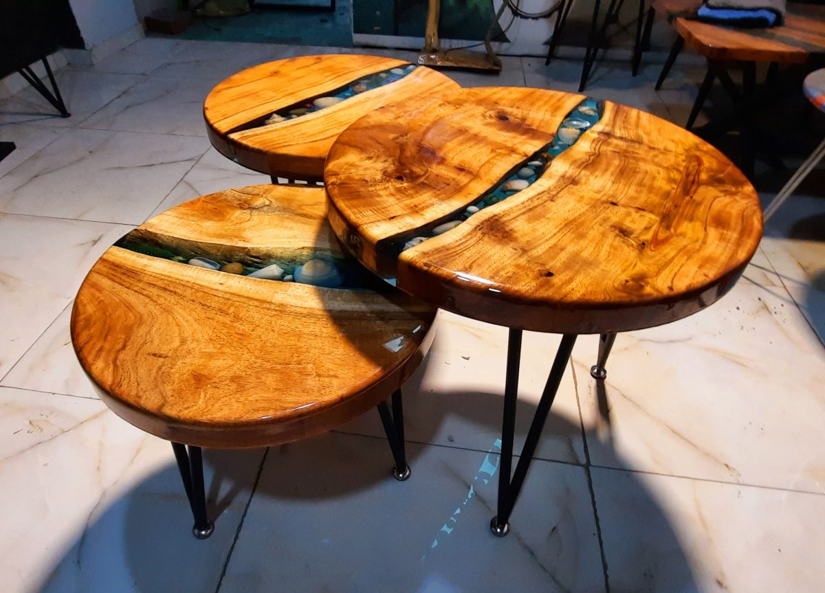 Centre table set of 03 - Image 1