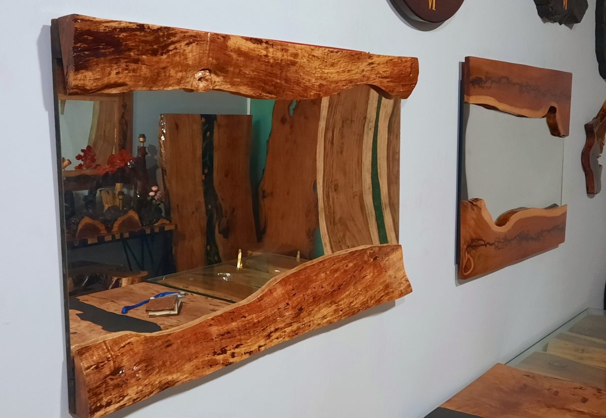 Wooden mirror - Image 3
