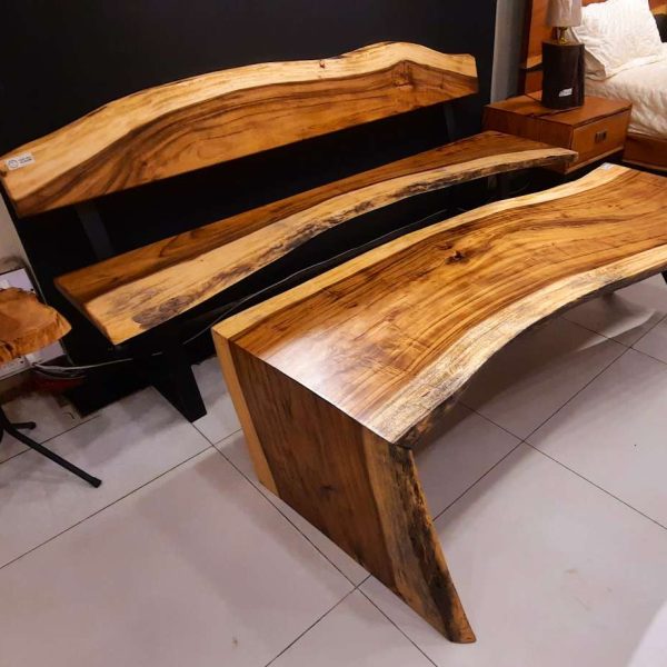 Bench centre table set