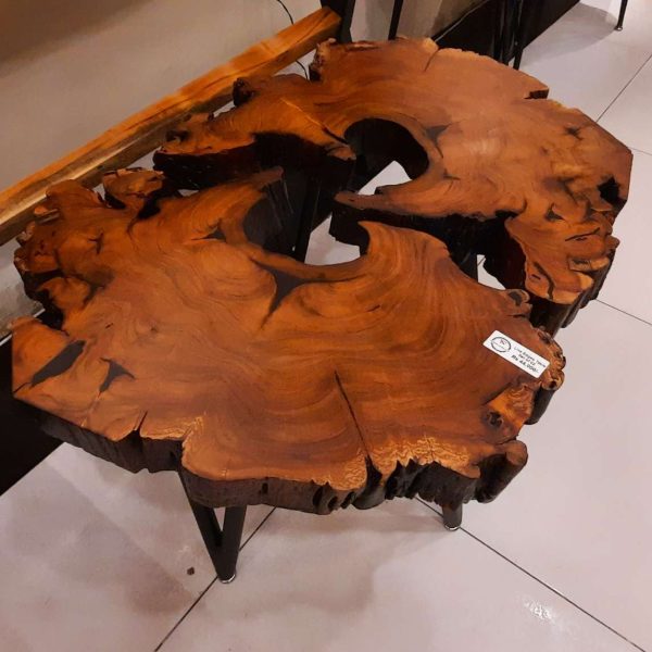 Live edges coffee table set
