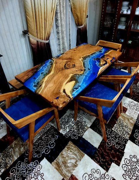 Ocean table with chairs and bench