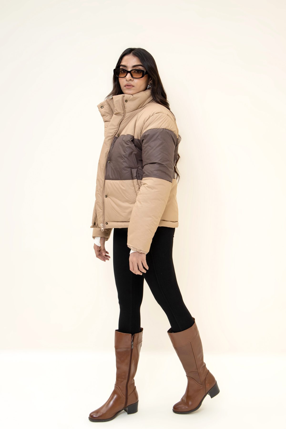 Frostline puffer jacket tan - Image 2