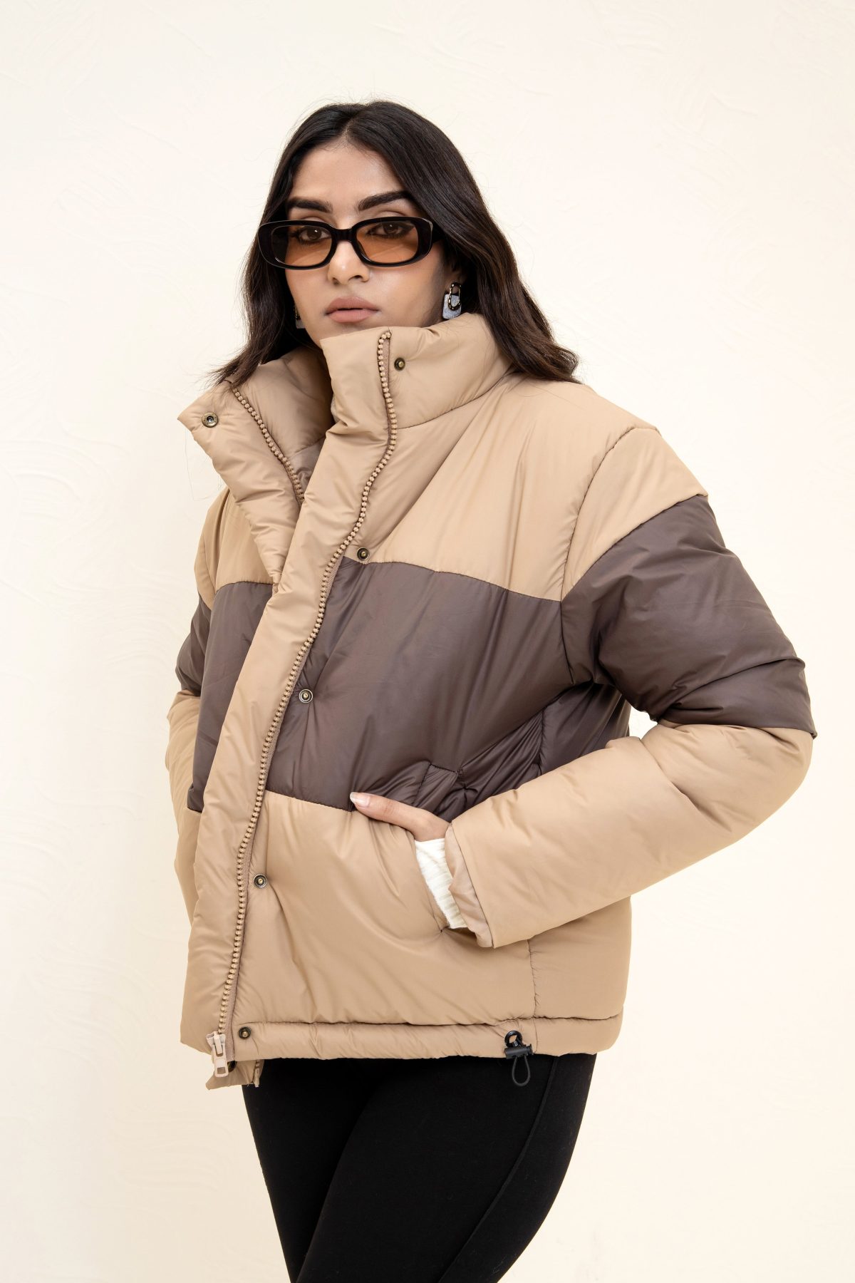 Frostline puffer jacket tan - Image 4