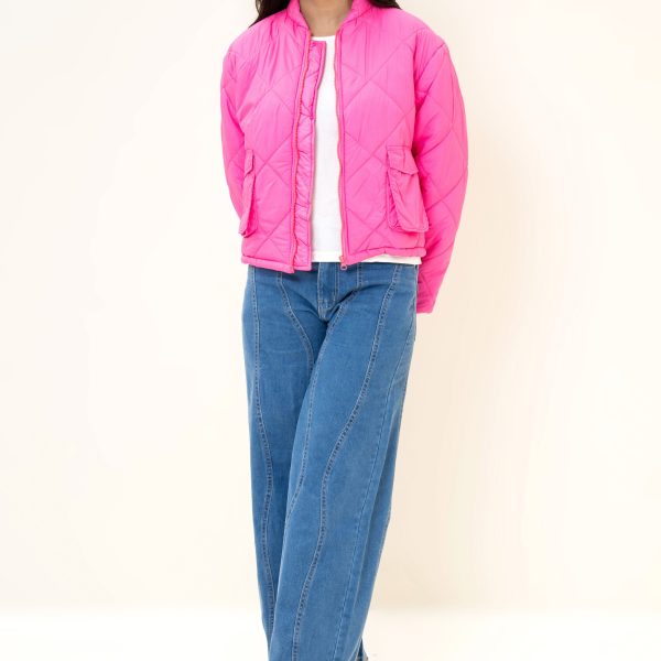 Kendal Puffer Jacket Hot Pink