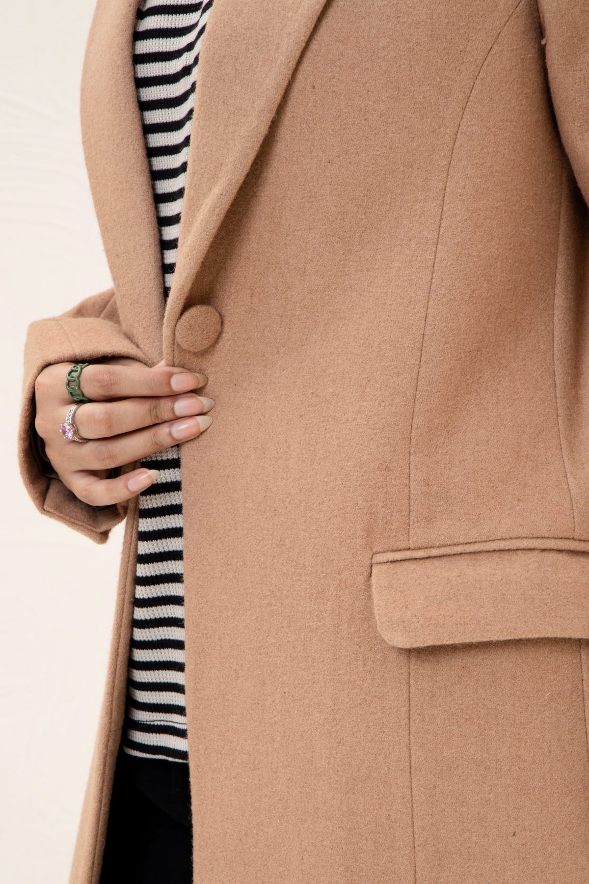 Amelie Long Coat camel - Image 4