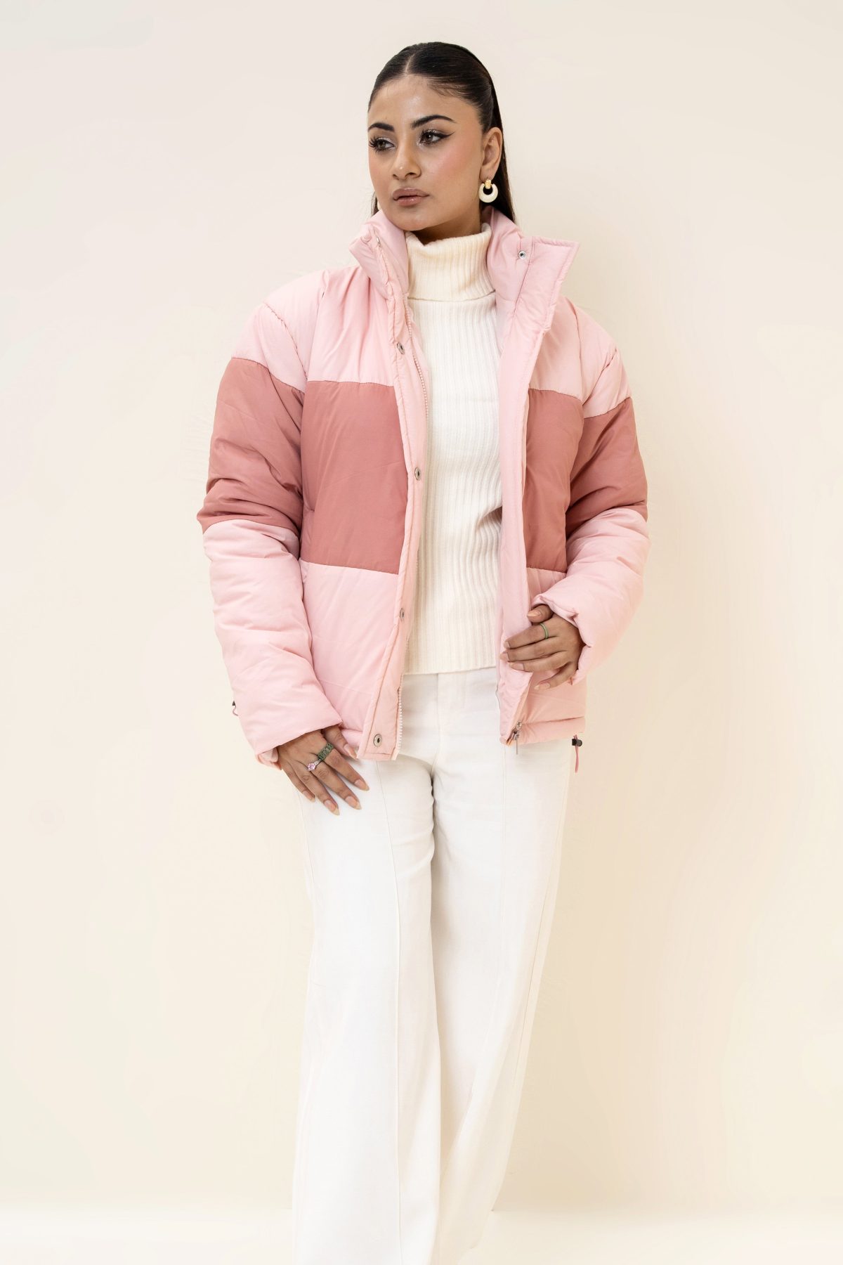 Frostline puffer jacket pink - Image 1