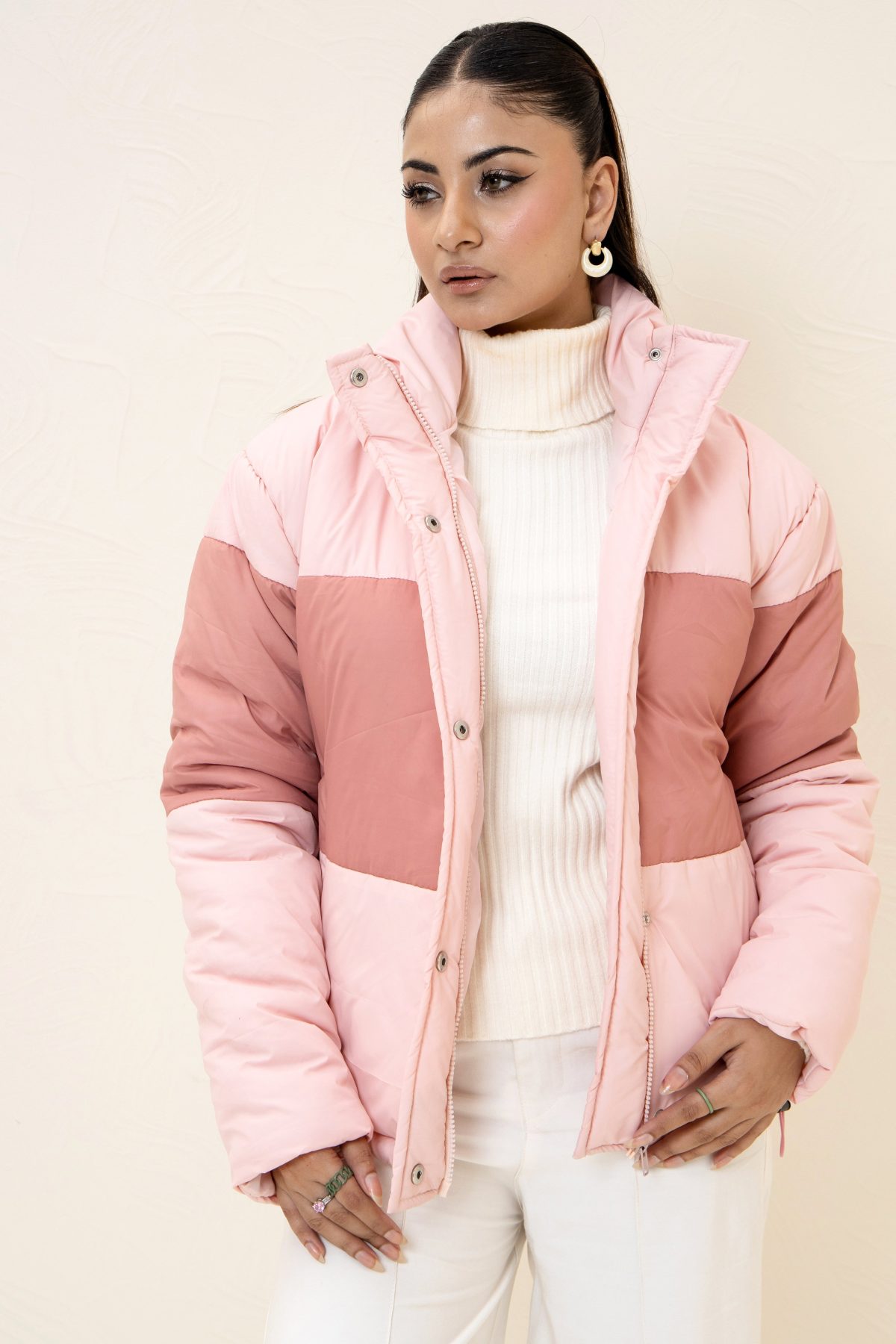 Frostline puffer jacket pink - Image 3